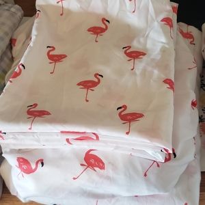 Cute flamingo sheet set- Full